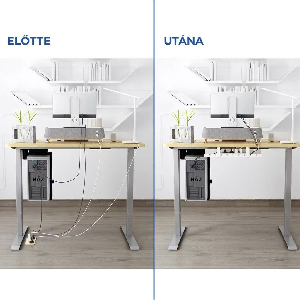 Asztal alatti kábelrendező tálca CMP502, 50cm