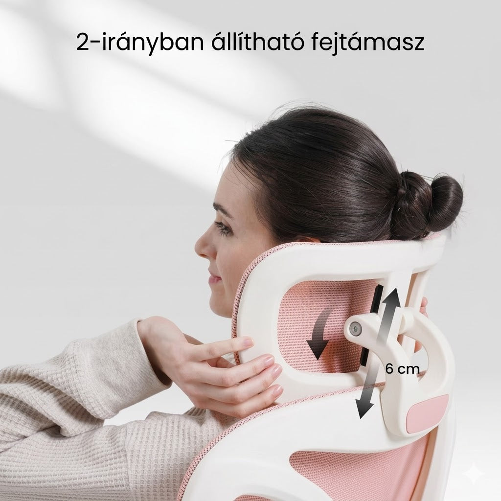 Ergonomikus irodai szék BS5, hálós háttámla, állítható karfák és modern megjelenés