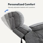 XL4 Prémium Motoros Relax Fotel Felállást Segítő Funkcióval, Masszázzsal és Fűtéssel