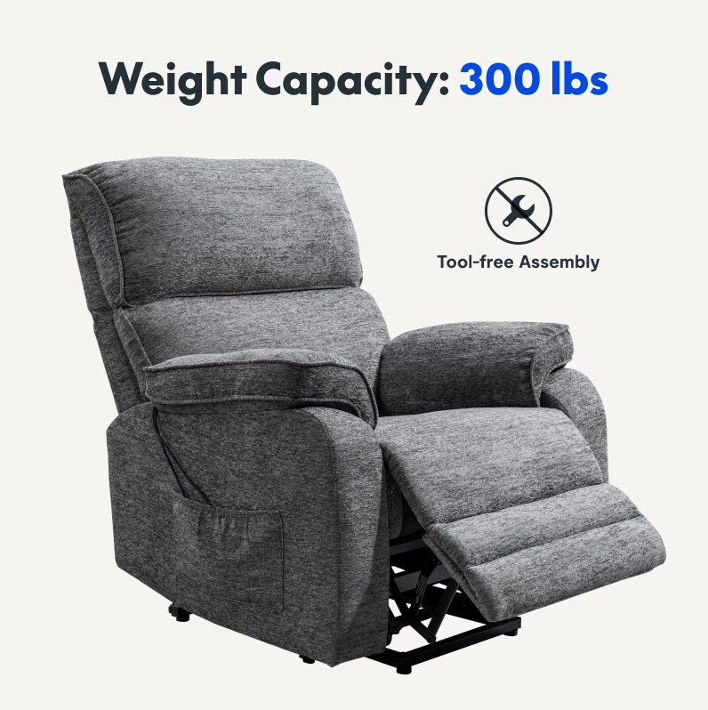 XL4 Prémium Motoros Relax Fotel Felállást Segítő Funkcióval, Masszázzsal és Fűtéssel