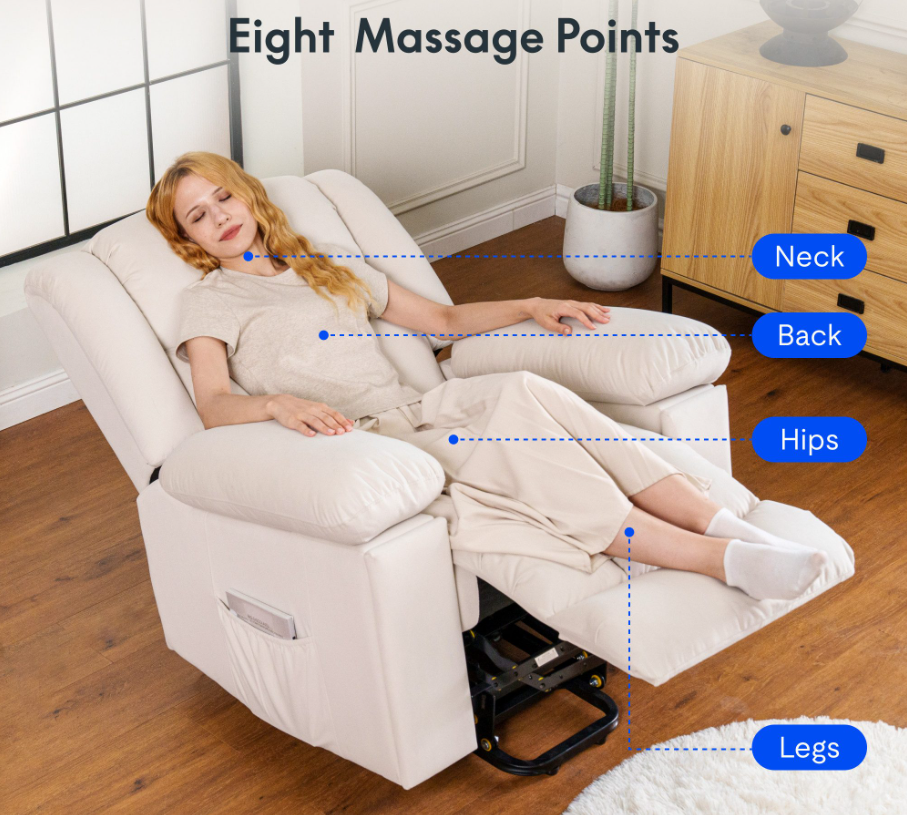 XL7 Prémium Elektromos Masszázsfotel és Dönthető Relax Fotel