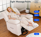 XL7 Prémium Elektromos Masszázsfotel és Dönthető Relax Fotel