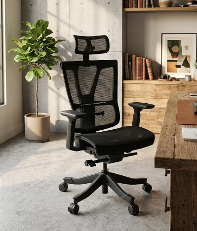 4D-ben teljesen állítható ergonomikus irodai szék OC19B