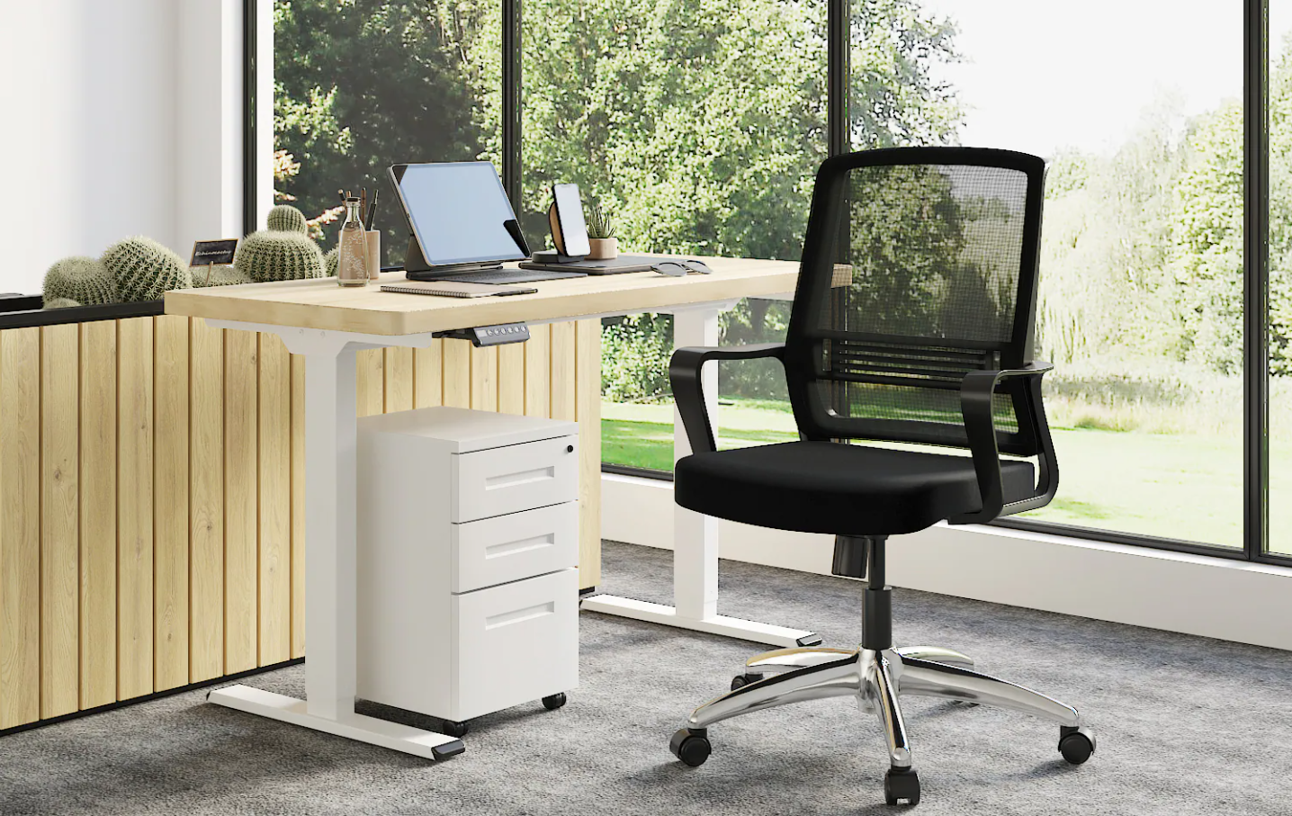 Ergonomikus irodai szék OC51, Hát-, gerinc- és deréktámasz, hintafunkcióval