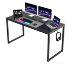 FD1-5542 Ergonómikus Számítógép- és Gaming Asztal Fejhallgató Tartóval (140 x 60 x 75 cm)