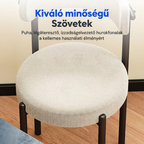 Minimalista modern karfátlan étkezőszékek, 4 darabos szett, többfunkciós(DC3)