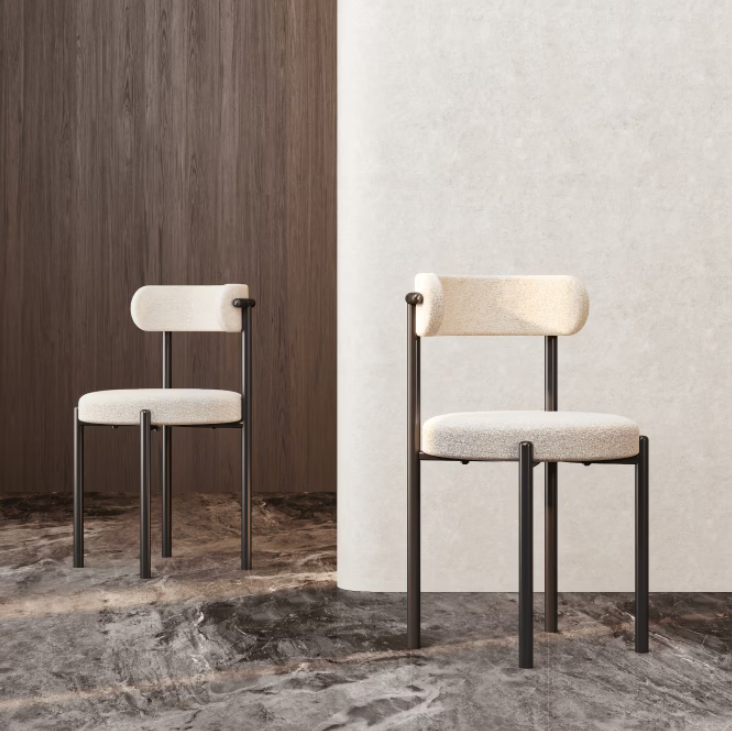 Minimalista modern karfátlan étkezőszékek, 4 darabos szett, többfunkciós(DC3)
