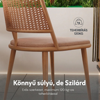BohoChic-DC5 étkezőszék szett 4 db – Friss kültéri és beltéri dekoráció
