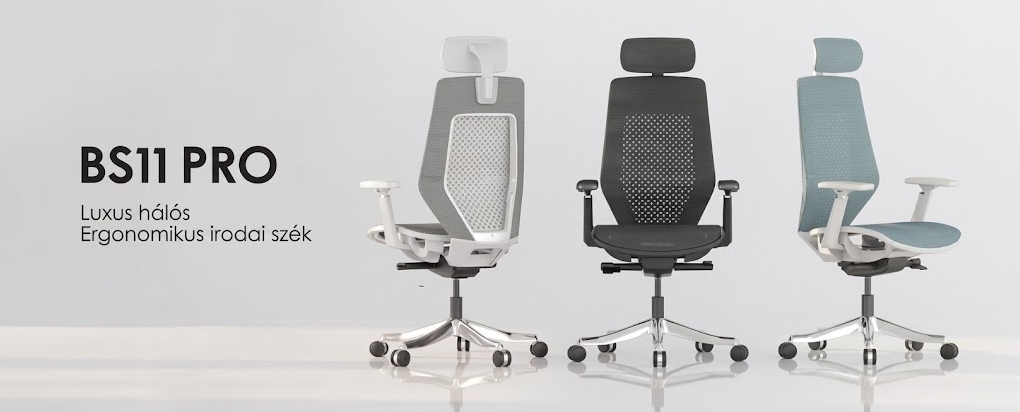 BS11 PRO - Luxus hálós ergonomikus irodai szék