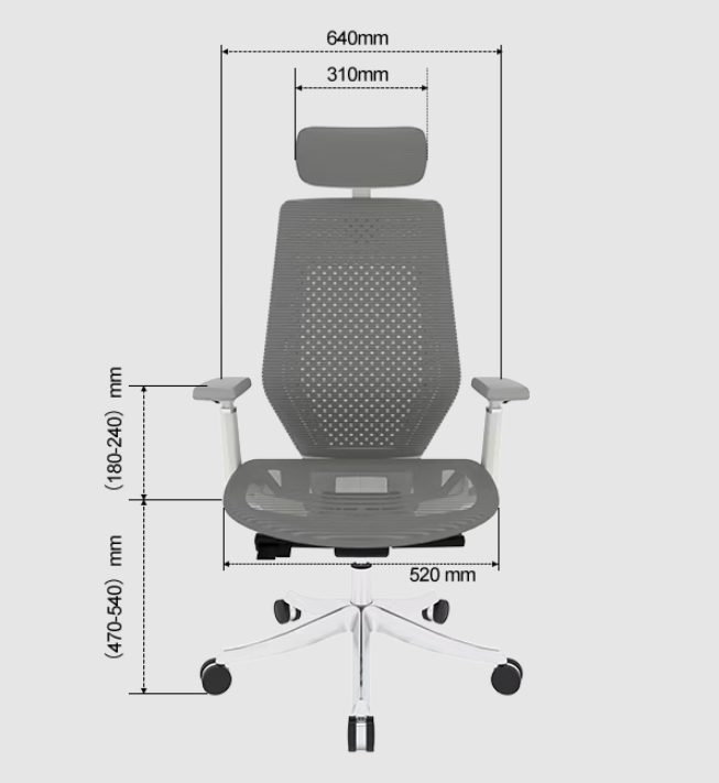 BS11 PRO - Luxus hálós ergonomikus irodai szék