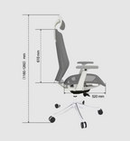 BS11 PRO - Luxus hálós ergonomikus irodai szék
