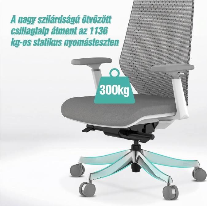 Ergonomikus Irodai Szék BS11, Állítható Magasságú Irodai Szék, Ergonomikus Szék Maximális Kényelemmel