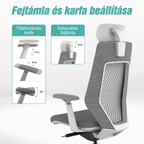 Ergonomikus Irodai Szék BS11, Állítható Magasságú Irodai Szék, Ergonomikus Szék Maximális Kényelemmel