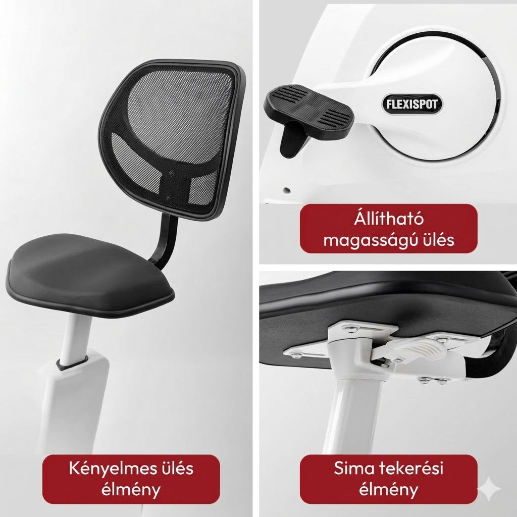Sit2Go 2-in-1 fitnesz-szék, otthoni edzőkerékpár