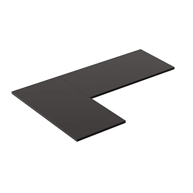 L alakú asztallap, 2.5 cm vastag, környezetbarát anyagból, tartós és stabil kivitel