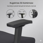 Prémium Ergonomikus Irodai Szék BS14 – Állítható Deréktámasszal