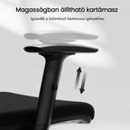 Ergonomikus irodai szék BS3 – állítható háttámla és kartámasz, hosszú távú ülőmunkához