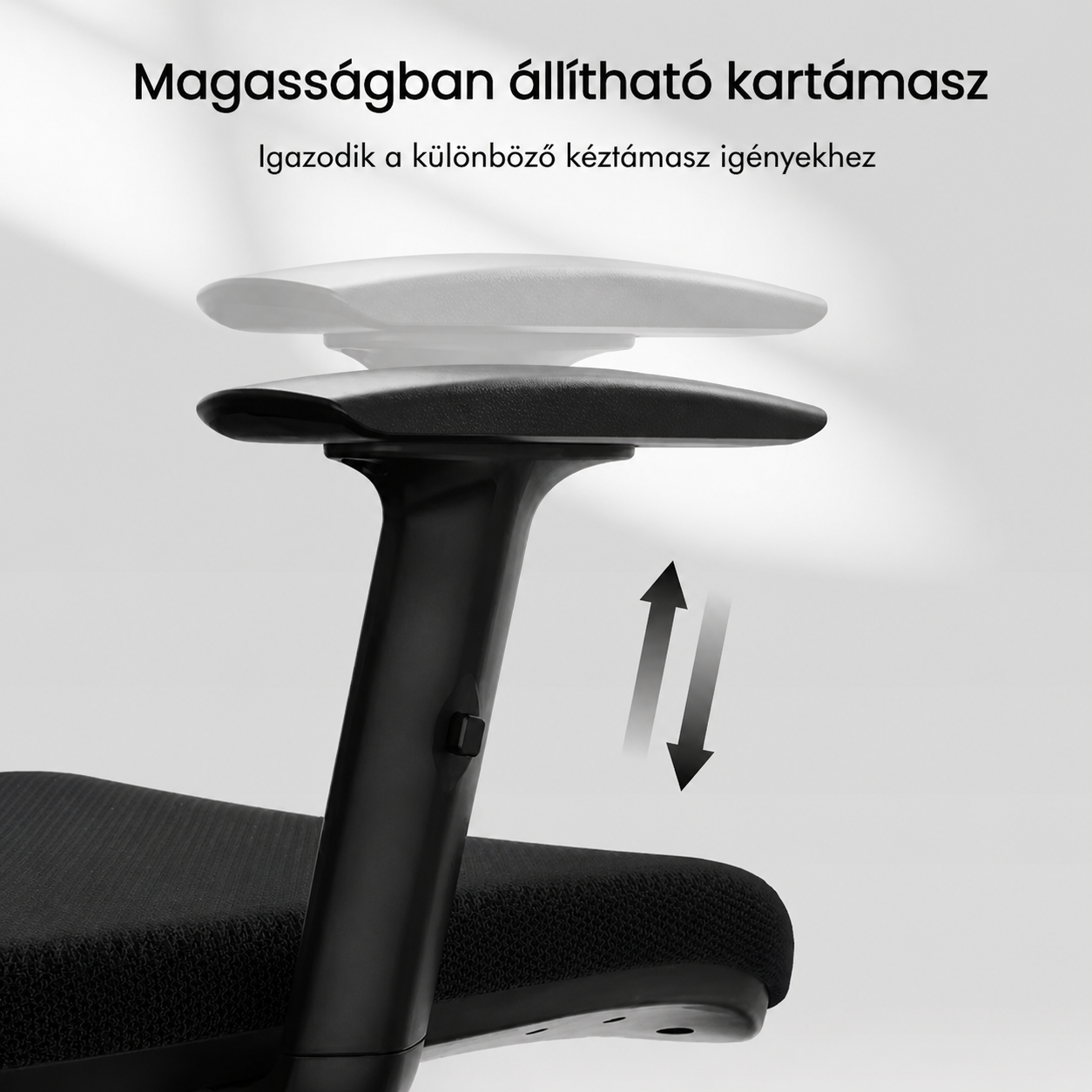 Ergonomikus irodai szék BS3 – állítható háttámla és kartámasz, hosszú távú ülőmunkához