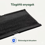 Asztal alatti kábelrendező háló CMP027, 45,2cm