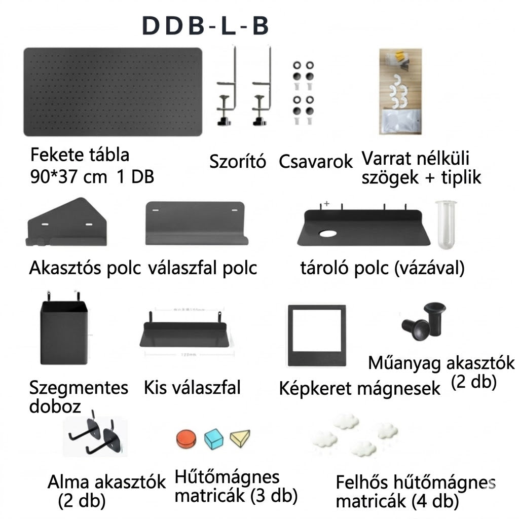 DDB Lyukacsos Falitábla munkaasztalhoz