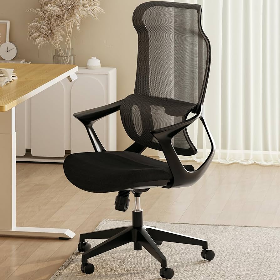 Ergonomikus irodai szék, íróasztali szék, OC16, stílusos, elasztomer hálós anyag, lélegző, deréktámasz, rögzítő funkció, állítható hintázás, állítható ülésmagasság, csendes görgők