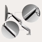 D7L egykaros monitor tartó | 10-34 hüvelyk | 6-15kg | VESA 75x75 & 100x100
