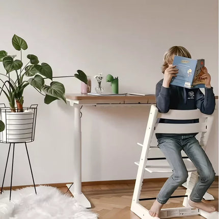 Elektromos Íróasztal ovális Láb E8, 60-125cm Állítható, Kétmotoros, 125 kg Teherbírás, LED érintőképernyő, 4 memóriahely, USB töltőport