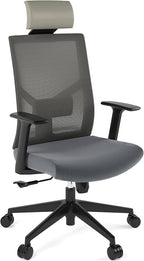 Ergonomikus irodai szék BS12, Lélegző szövet kárpit, hosszú üléshez tervezve