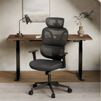 Ergonomikus irodai szék BS5, hálós háttámla, állítható karfák és modern megjelenés