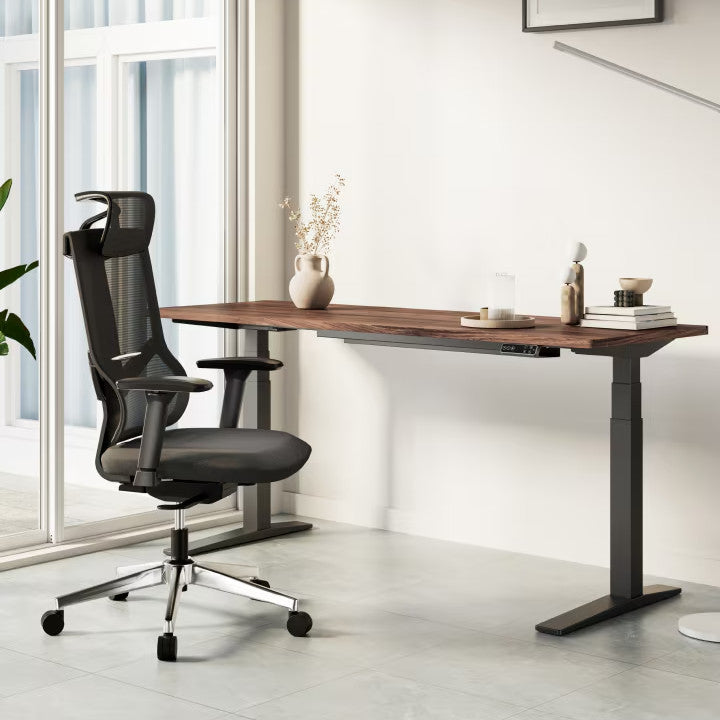 Ergonomikus irodai szék BS6 – fejlett ergonómiai kialakítás, állítható fejtámla és kartámasz, hálós háttámla, hosszú távú ülőmunkához