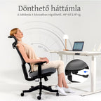 Ergonomikus irodai szék BS8 – 9 állítható háttámla pozícióval, lélegző hálós kivitelű