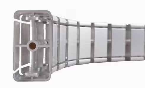Asztal alatti kábelrendező gerinc CMP017, 128 cm