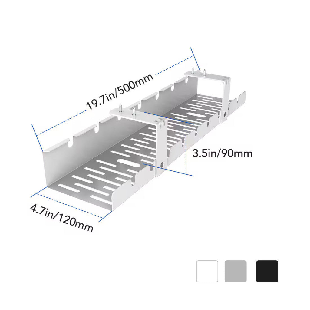 Asztal alatti kábelrendező tálca CMP502, 50cm