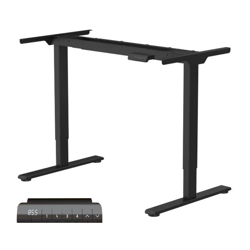 Elektromos Íróasztal Láb E1 Pro, Kétmotoros, 70–120 cm Állítható, 100 kg Teherbírás, Memóriagombokkal