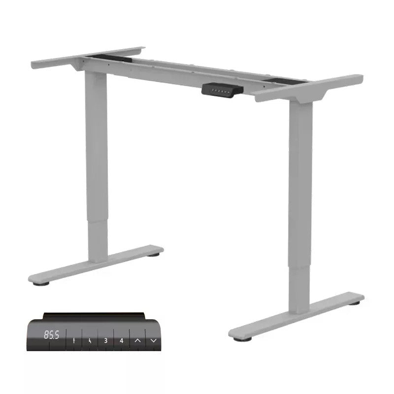 Elektromos Íróasztal Láb E1 Pro, Kétmotoros, 70–120 cm Állítható, 100 kg Teherbírás, Memóriagombokkal