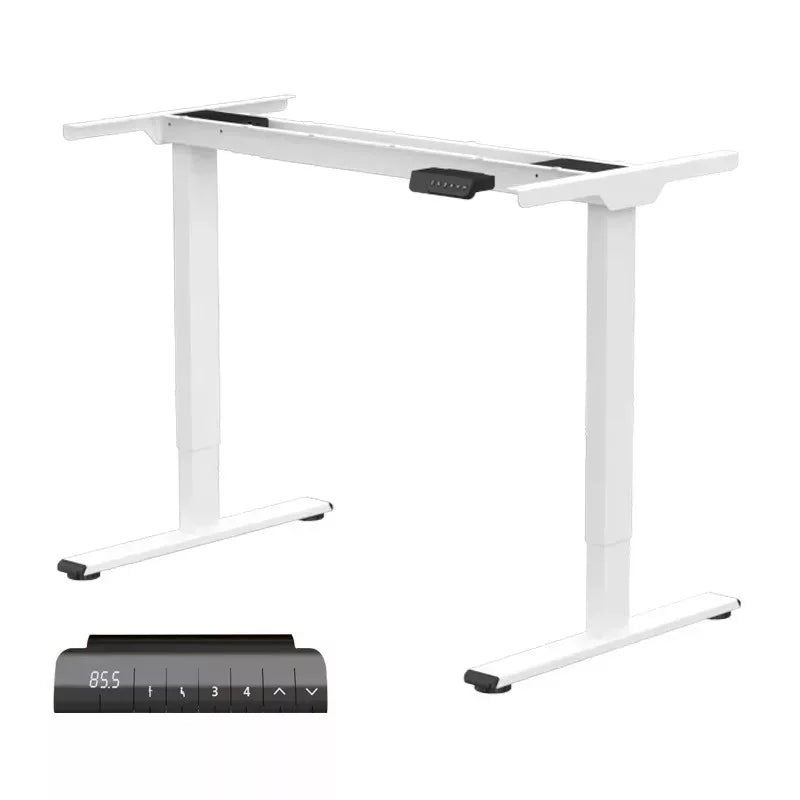 Elektromos Íróasztal Láb E1 Pro, Kétmotoros, 70–120 cm Állítható, 100 kg Teherbírás, Memóriagombokkal