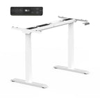 Prémium Elektromos Íróasztal Láb E7H , 68-133cm Állítható, Kétmotoros, 125 kg Teherbírás, LED érintőképernyő, 4 memóriahely, USB töltőport