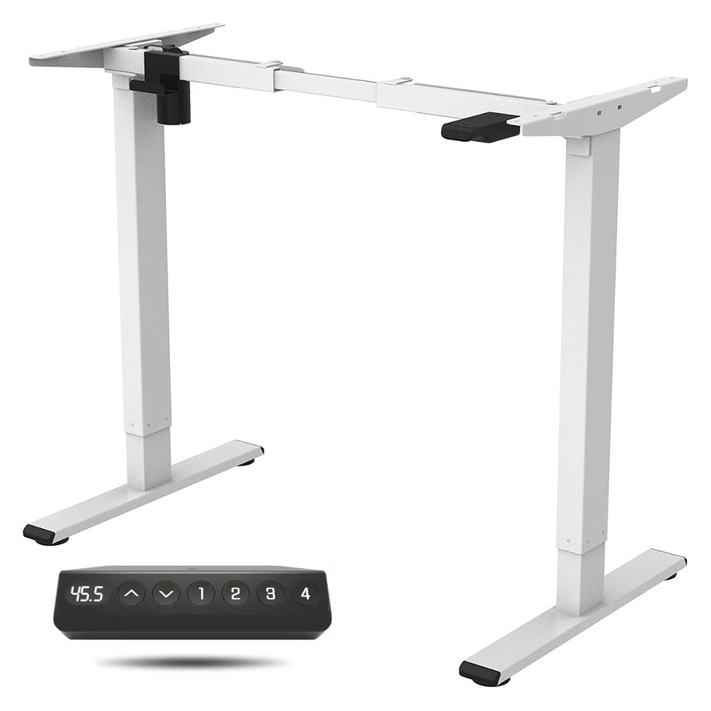 Elektromos Íróasztal Láb E1, egymotoros, 70–120 cm Állítható, 70 kg Teherbírás