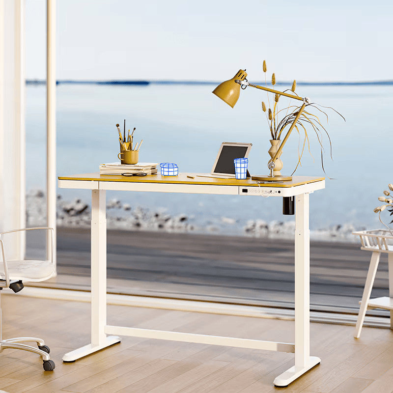Comhar All-in-One elektromos állítható íróasztal Q8, fiókkal, dupla motor, vezeték