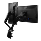 Állítható Monitor Kar F6, Egy monitorhoz, 30″-ig, VESA 75×75 / 100×100, Magasság-, Döntés- és Forgatásállítással, Asztali Rögzítéssel