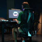 Professzionális gamer szék GC5, Mechanikus kialakítás, prémium e-sport DNS, 4D karfa, szinkronizált háttámasz