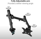 Állítható monitortartó állvány M21, egykaros, 10"-27"-os monitorokhoz, 10 kg teherbírás