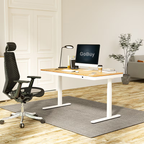 Comhar Pro All-in-One elektromos állítható íróasztal Q8, 140x70 cm, fiókkal, dupla motor, vezeték