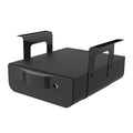 Zárható Asztal Alatti Fiók S01, 37×28×10 cm, Steelto Security zár, 10 kg teherbírás