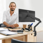 Állítható monitortartó S8 – csuklós kar, 17"-36" monitorhoz, VESA, 3-12 kg