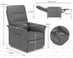 Elektromos relaxfotel X1 – állítható háttámlával