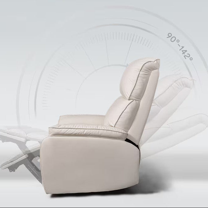Elektromos Állítható relaxfotel X2, bőr– széles kartámasszal, USB-csatlakozóval