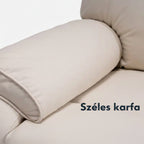 Elektromos Állítható relaxfotel X2, bőr– széles kartámasszal, USB-csatlakozóval