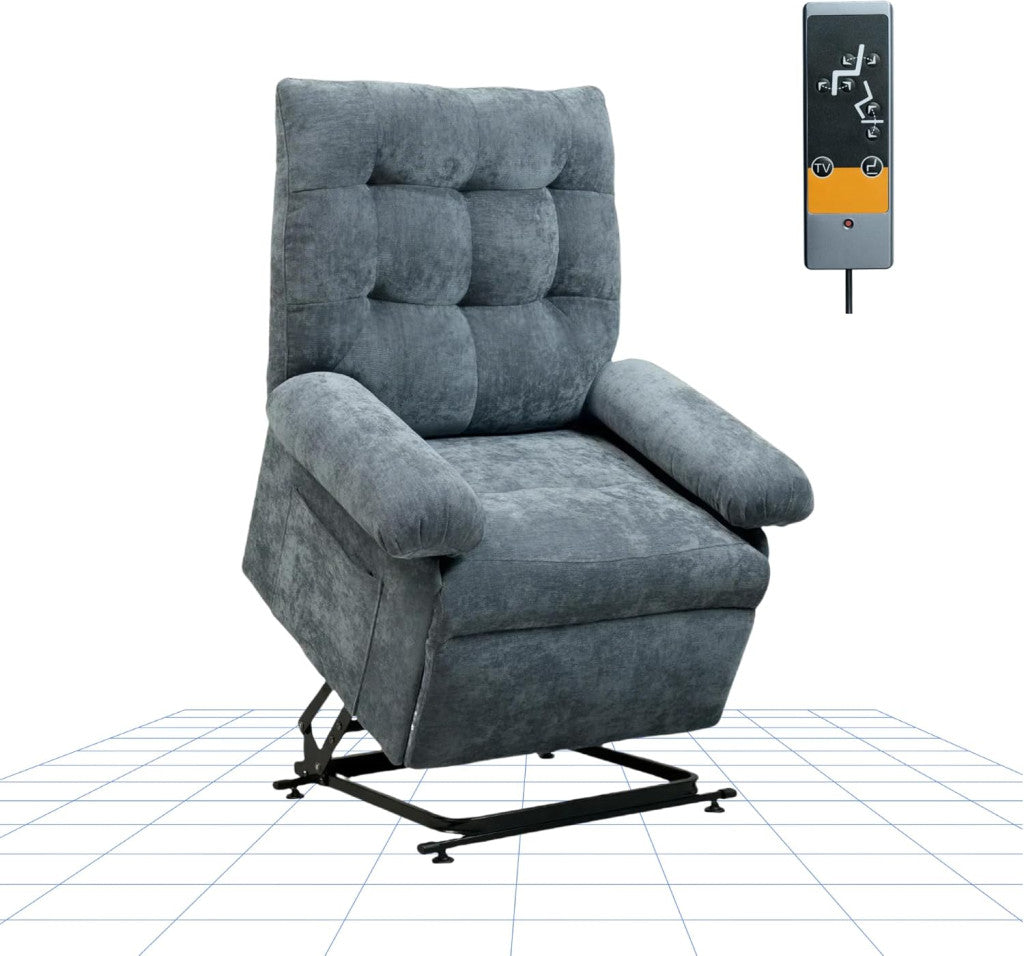 Elektromos felállást segítő relaxfotel XL1 – 3 motoros, fokozatmentesen állítható, oldalzsebbel