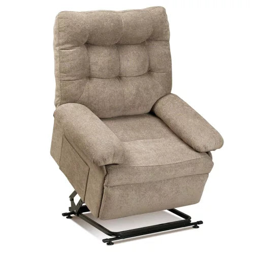 Elektromos felállást segítő relaxfotel XL1 – 3 motoros, fokozatmentesen állítható, oldalzsebbel